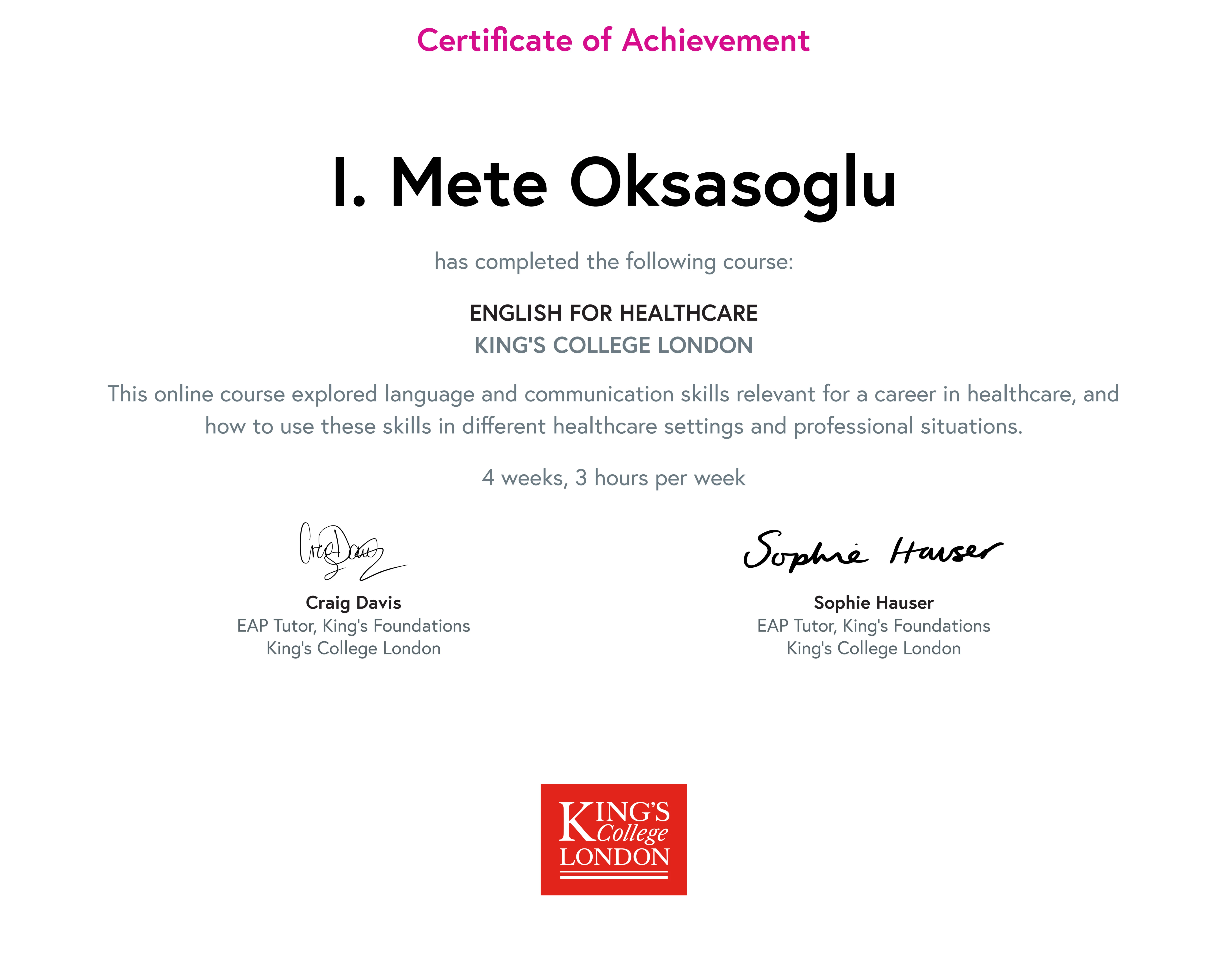 King's College London